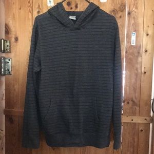 Boys Grey and black Hoodie Size small